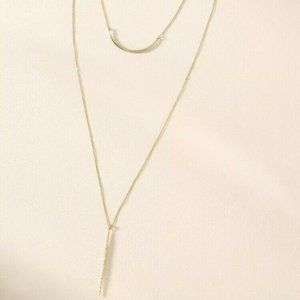 Stella & Dot Kari Layering Gold Necklace
